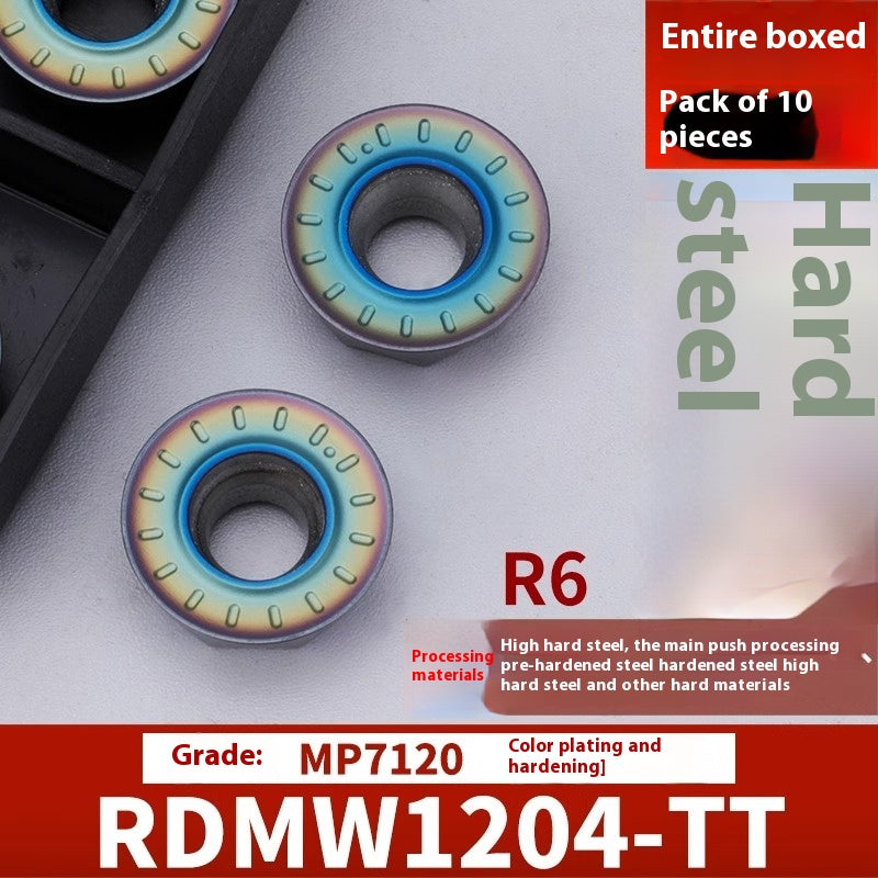 2042-CNC milling inserts, RPMW carbide R5 machining center, R4 milling machine, R6 milling inserts, RPMT round cutter cutters Shandong Denso Pricision Tools Co.,Ltd.